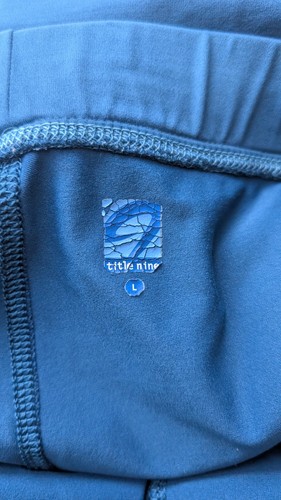 Title Nine pantaloncino donna grande blu acqua finto avvolgente - Foto 5 di 7