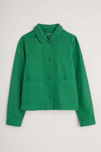 Seasalt Women's Jacket - green Coombe Lane Cotton Jacket - Petite - Island - Picture 2 of 8