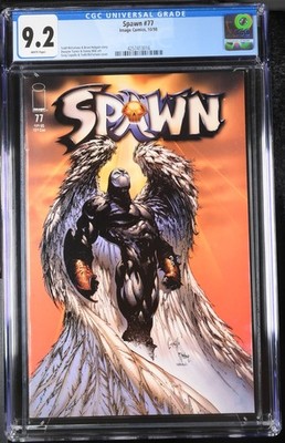   Spawn #77 CGC 9.2 White Pages 1st Archangel Todd McFarlane & Greg Capullo  