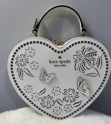 Kate Spade Love Shack Heart Garden Butterfly Top Handle Crossbody