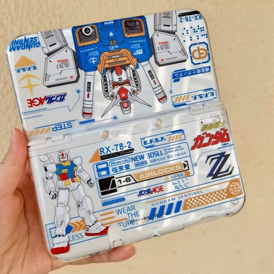 #ad Rare Hot Mobile Suit Gundam RX 78 Pattern Shell Case for Nintendo series $29.99