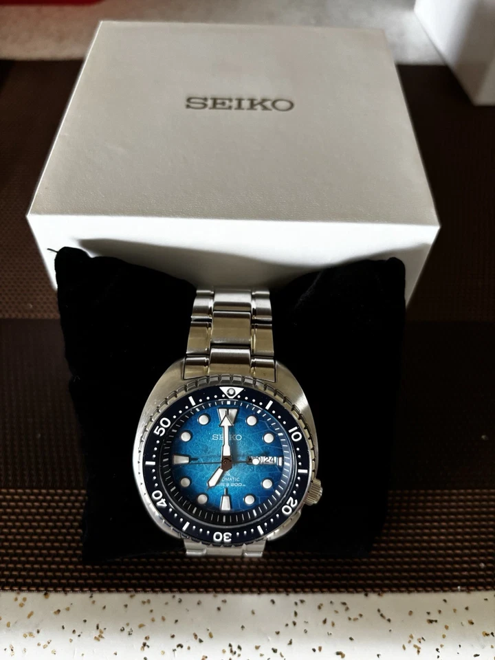 Seiko SRPH59 Special Edition “Save the Oceans” turtle inlay, Beautiful! - Image 3 of 4