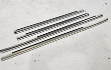 2004 MERCEDES S430 W220 SET OF 4 EXTERIOR CHROME WINDOW TRIM