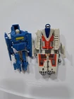 Vintage Gobots Lot Of 2 Guardian Figures Heat Seeker And Ace Good Shape Pics