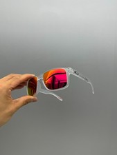 Oakley Holbrook signature edition sunglasses frosted frame red lens