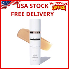 DRMTLGY Anti-Aging Tinted Moisturizer SPF 46   Sheer Face Sunscreen  Lightweigh