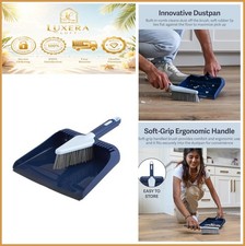 Handheld Brush and Dustpan Set Angled Pointed...