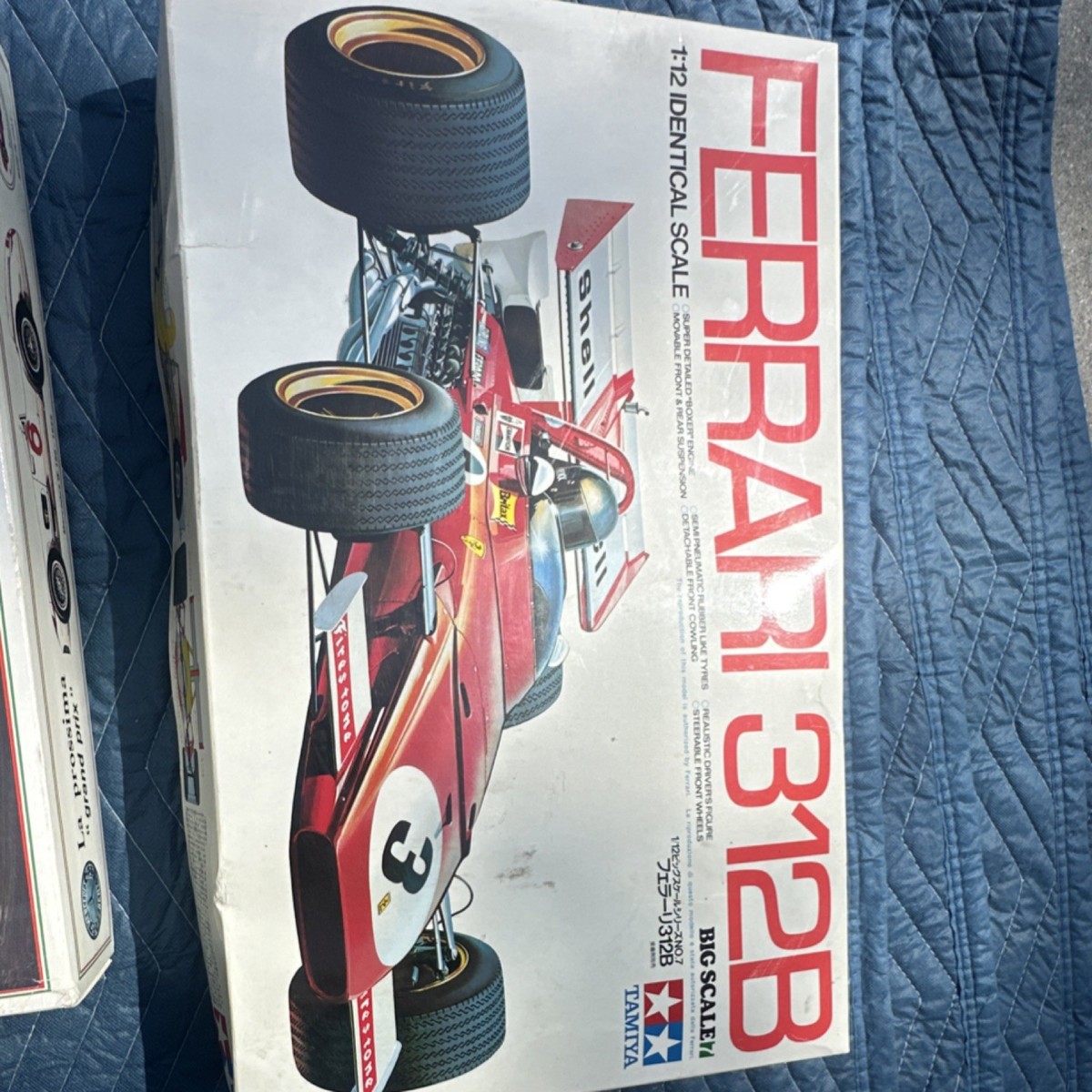自動車 Ferrari 312B 1:12 Tamiya Tamiya Ferrari 312B 1:12 Scale Formula 1 Model Kit Unassembled Not