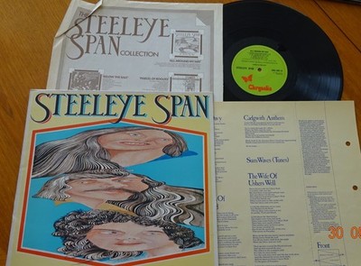 STEELEYE SPAN-ALL AROUND MY HAT-9 TRACKS-12''VINYL LP-1975-CHRYSALIS+INNERS-EX