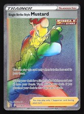 Single Strike Style Mustard 177/163 Battle Styles Secret Rare Holo Pokemon Card