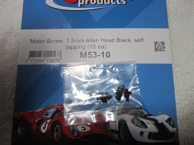 JK HAWK MOTOR SCREW 1.5 ALLEN HEAD BLACK SELF TAPPING 25 PER PACK M53-10