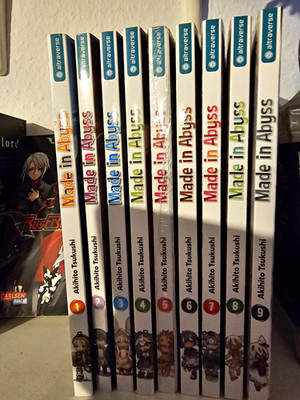 Made in Abyss Manga Band 1-9 5 Mit Fanbook