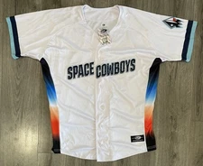 Sugarland space Cowboys Jersey Minor League Astros Team (Authentic) Large NWT