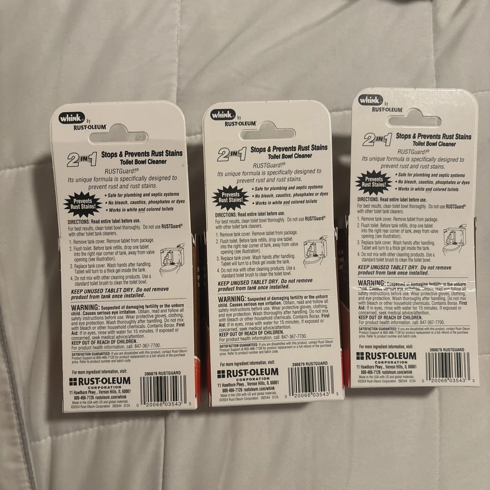 Whink RustGuard Bowl Cleaner (2-Pack) Pack of 6 Whink RustGuard Brand New  - Image 3 of 4