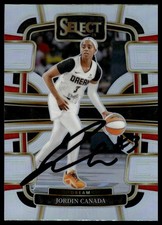 2024 Panini Select WNBA #93 Jordin Canada Prizms Silver Signed Card Auto IP