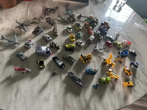 Micro Minis Misc Random Cars Planes lot As Is Vintage 27 Pieces