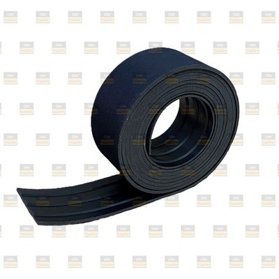 3 mm breite gerippte Gummimatten Rolle geriffelt Antirutsch - verschiedene Breiten & Längen