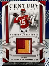 2023 National Treasures Patrick Mahomes II Gold Century Materials,SSP#/49 🏆🏆🏆