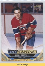 2024 Upper Deck Extended Series UD Canvas Legends Bernie Geoffrion HOF READ 1j6p