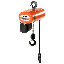 CM Shopstar 1/4 Ton, Electric Chain Hoist, 10' Lift, 8 FPM, 115V 2095