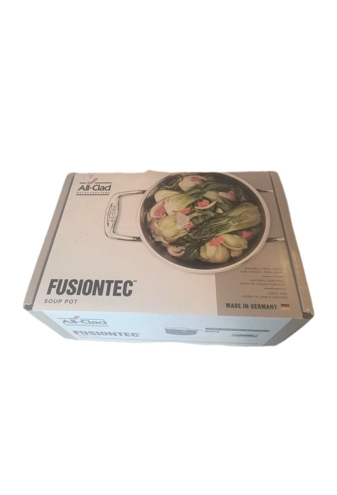 All-Clad FUSIONTEC™ 4 Qt. Soup Pot with lid (ONYX ) $325- Germany