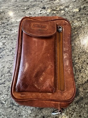 Pedro Vintage Brown Distressed  Leather Small Bag Purse