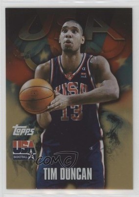 2000 Topps Team USA Gold Tim Duncan #57 HOF 0e5c