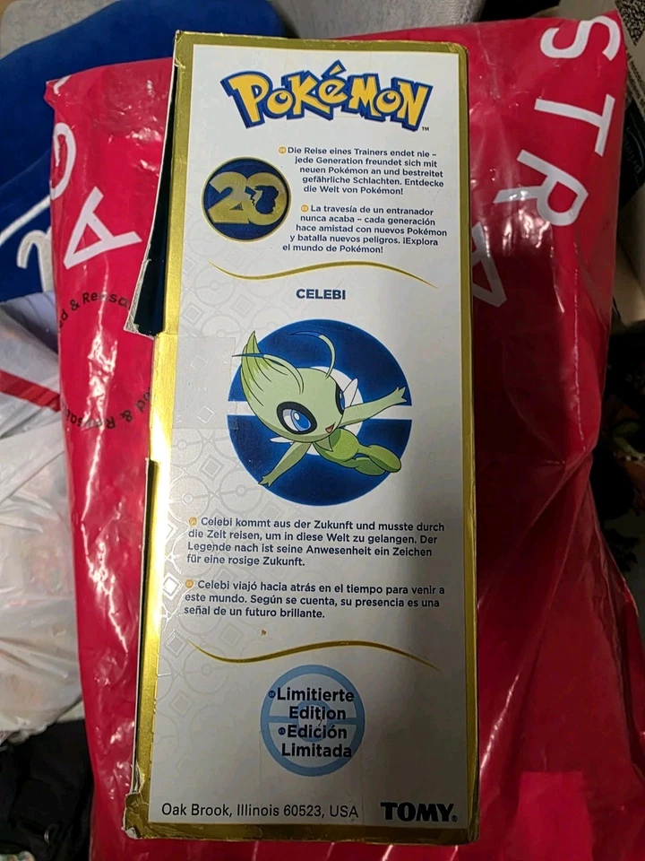 2016 20th Anniversary Pokemon #251 Celebi Limited Edition Figure New Rare - Image 3 of 4