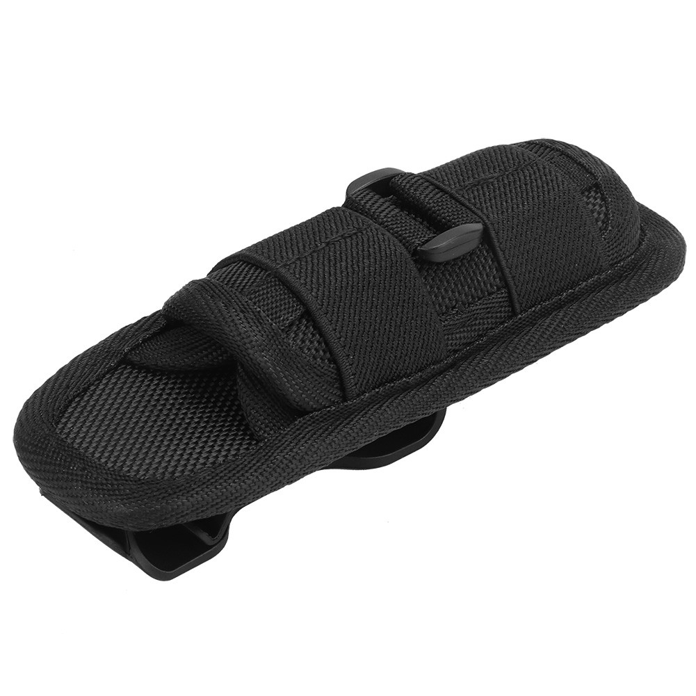360 Degrees Rotatable Nylon Flashlight Torch Pouch Holder Bag Accessory..