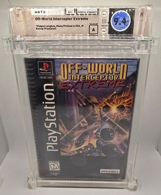 Off-World Interceptor Extreme (1995), PlayStation, PS, PS1, WATA, 9.4, A, SEALED