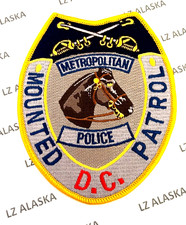 METROPOLITAN POLICE WASHINGTON D.C. MOUNTED PATROL 5-INCH PATCH (PD10)