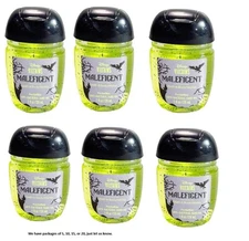 NEW BATH AND BODY WORKS POCKET *BAC ANTI-BACTERIAL HAND GEL DISNEY VILLAINS 6 PC