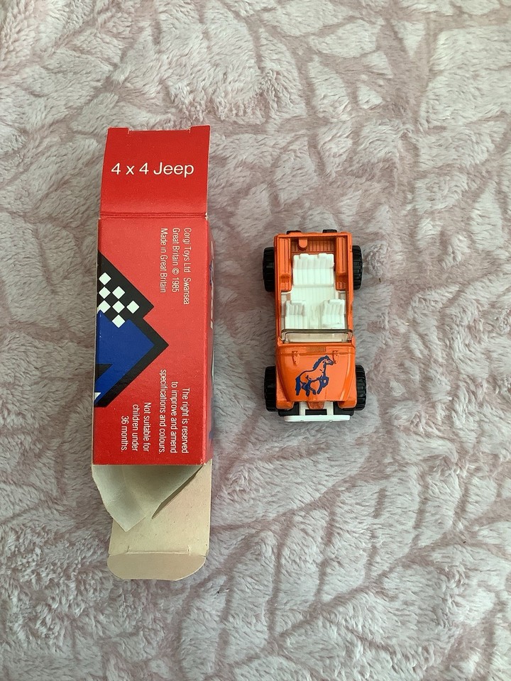 Corgi 1985 Die-cast Model Car 4 x 4 Jeep With Box In Very Good ...