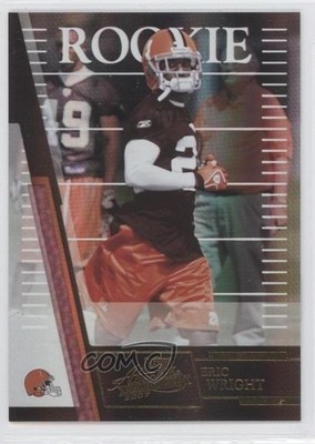 2007 Playoff Absolute Memorabilia Rookie 212/699 Eric Wright #168 0l2