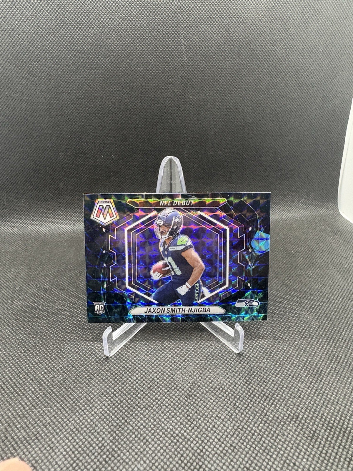 2023 Panini Mosaic Jaxon Smith-Njigba NFL Debut Genesis Rookie