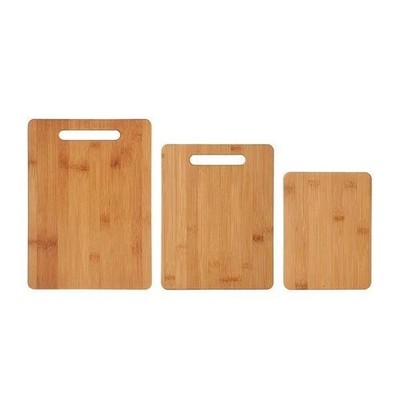 Farberware 5190597 3-Piece Bamboo Cutting Board Set   Kitchen Prep & Chopping