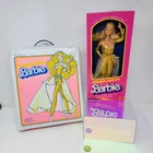 VINTAGE 1980 NRFB GOLDEN DREAM BARBIE #1874 & Matching CASE SET