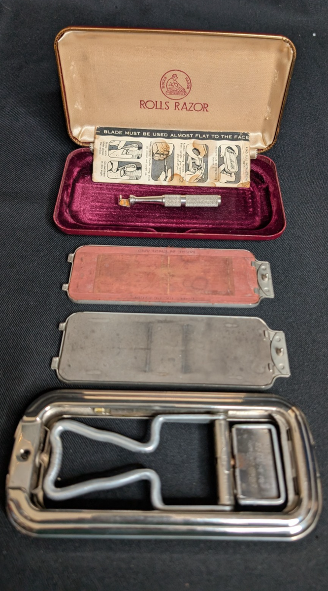 1920's Rolls Razor Blade Men's Safety Shave Made In England | eBay