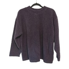 Field & Stream VTG fleece sweatshirt purple Large Made in USA