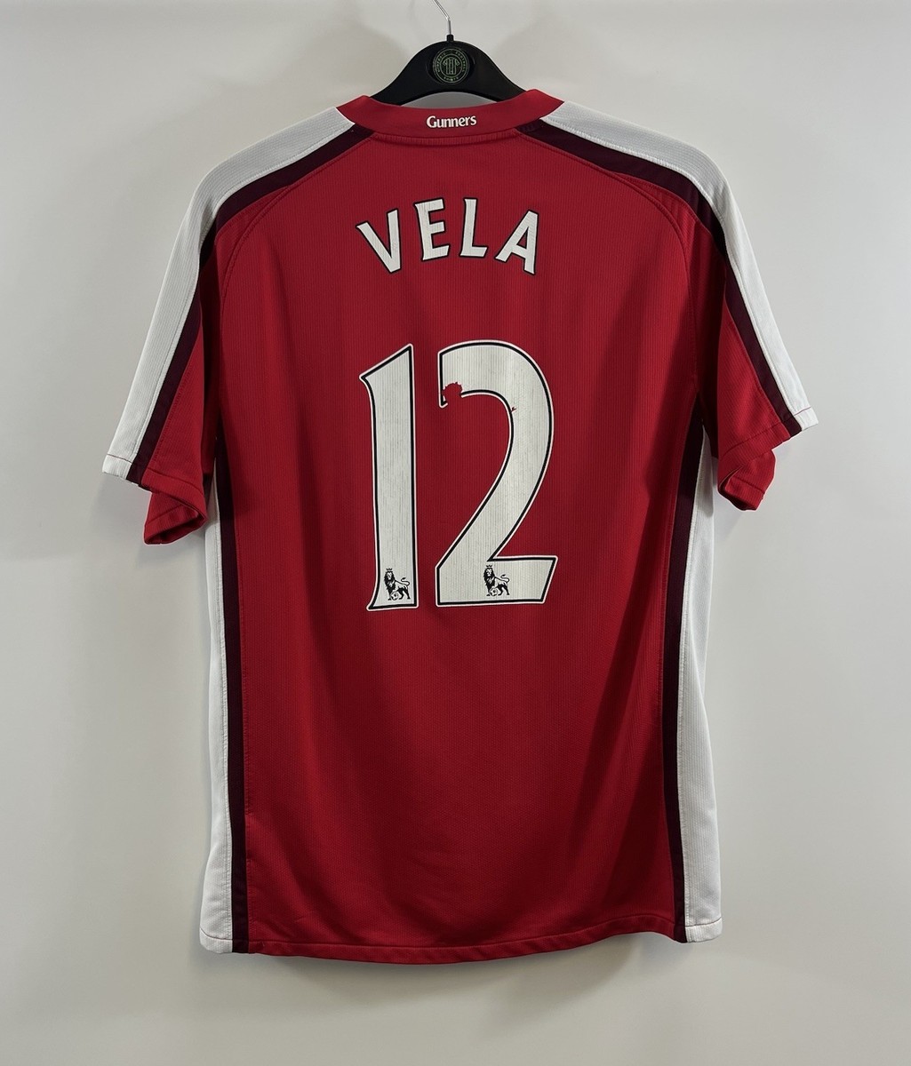 Arsenal Vela 12 Home Football Shirt 2008/10 Adults Medium Nike