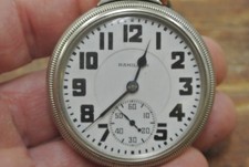 Antique 1931 Hamilton "992" 16s 21j Railroad Pocket Watch Model 2 Grade 174
