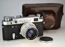 FULLY SERVICED USSR "FED-2" RANGEFINDER camera  INDUSTAR-26m lens M39 018 