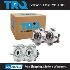 TRQ Wheel Hub Bearings Assembly Set Front & Rear Fits 2007-2012 Nissan Sentra