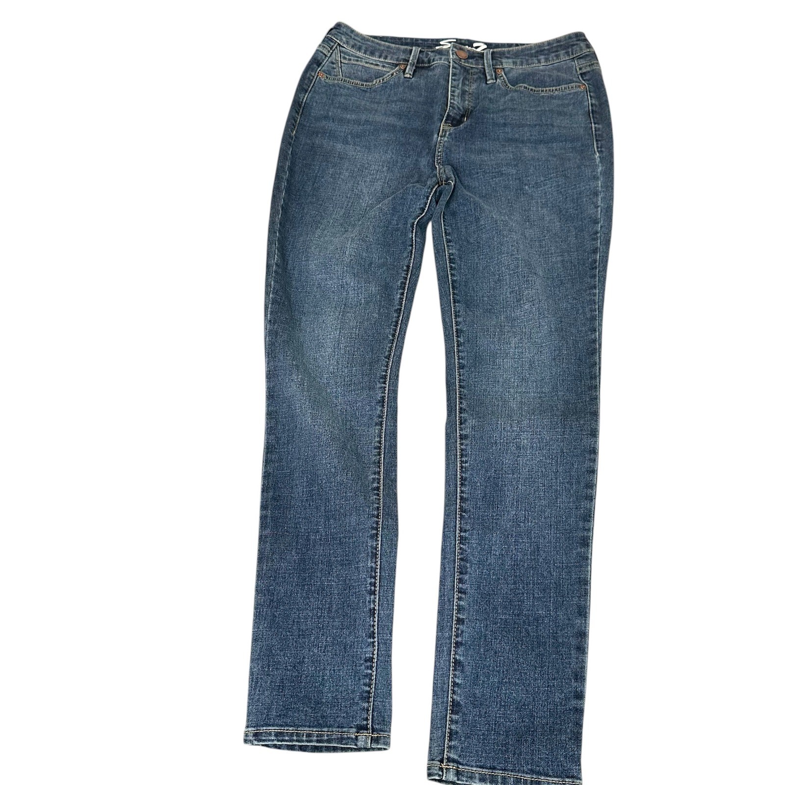 Seven7 Skinny Jeans Stretch Denim Blue Jeans Women's Size 6