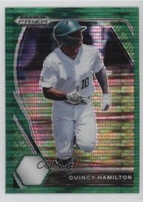 2021 Panini Prizm Draft Picks Green Pulsar Prizm Quincy Hamilton #PDP148 0c4