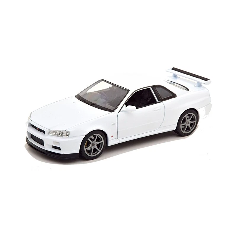 Welly 24108 Nissan Skyline GT-R (R34) weiss Maßstab 1:24 Modellauto - Bild 1 von 1