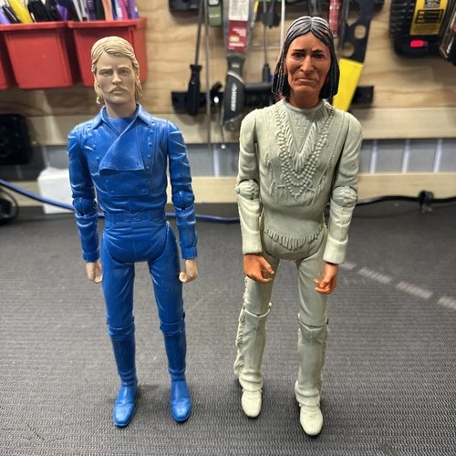 Lot Of 2 Vintage Marx Johnny West Geronimo Figures 12” Best of West USA