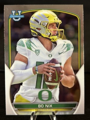 2022 Bowman University Chrome - Bo Nix #61 (RC) Scratch ULC Reduced H641