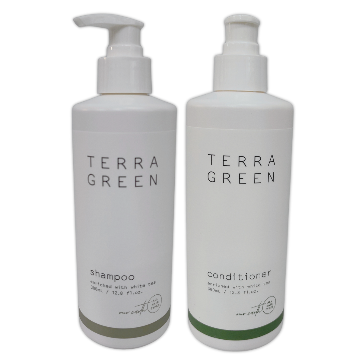 Terra Green White Tea Shampoo and Conditioner 12.8oz each | eBay
