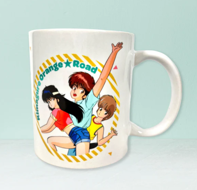 Kimagure Orange Road Animation Mug Cup Porcelain 310ml Yellow